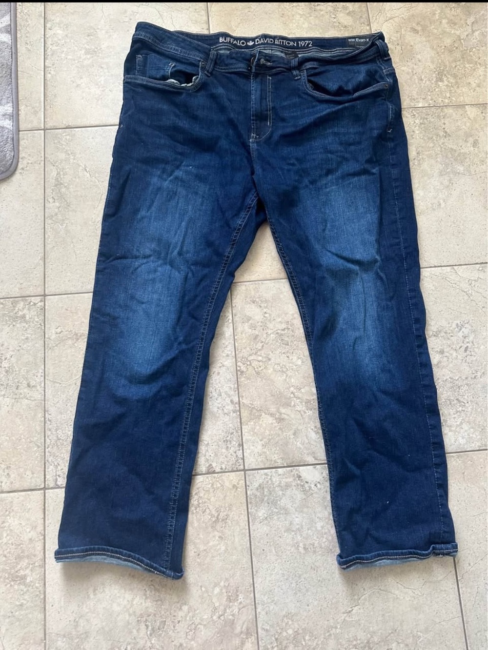 Buffalo David Bitton Men's Indigo Straight Jeans